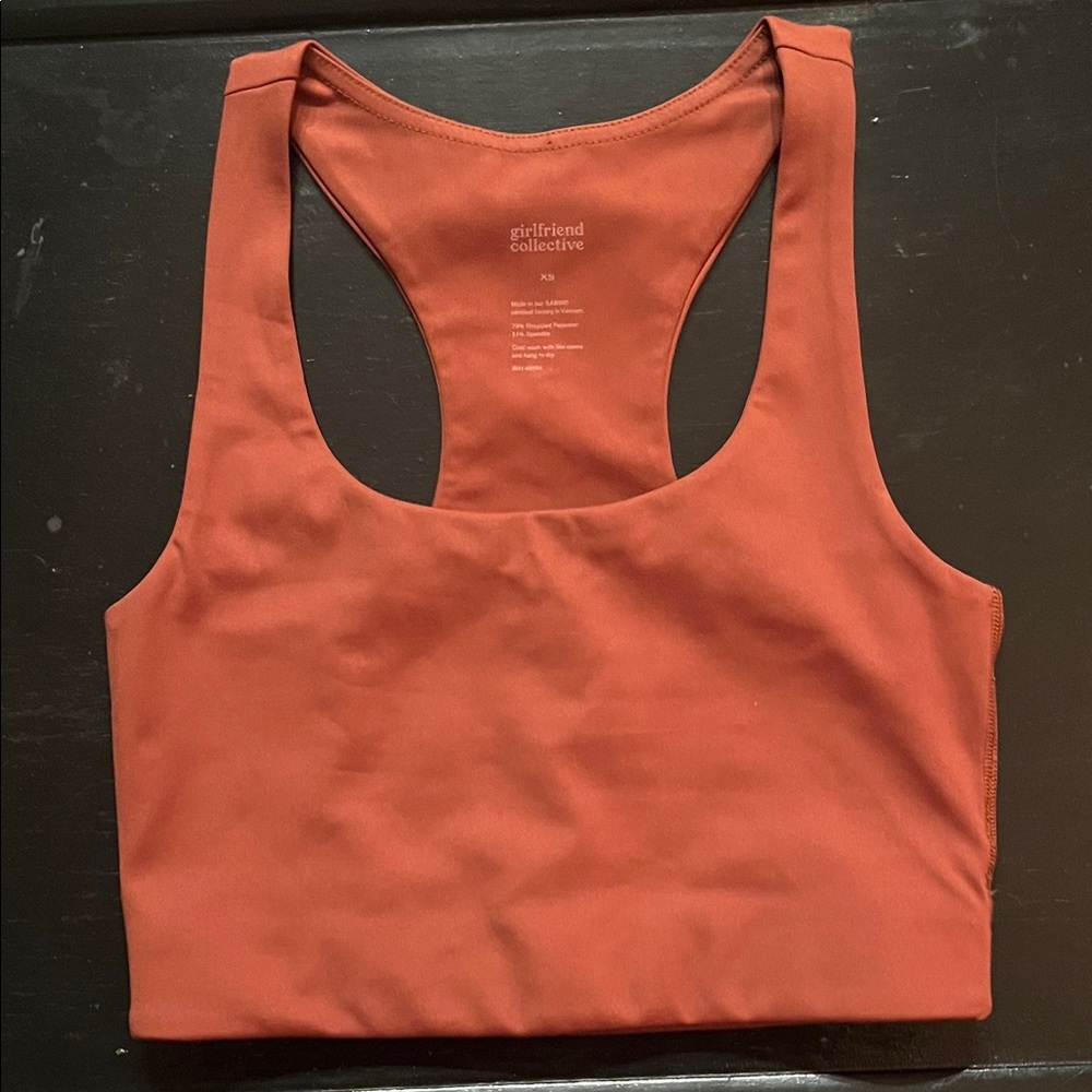 Girlfriend Collective Paloma Sports Bra in Sedona